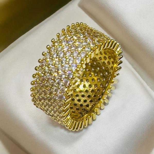 טבעת גולדפילד בצבע זהב